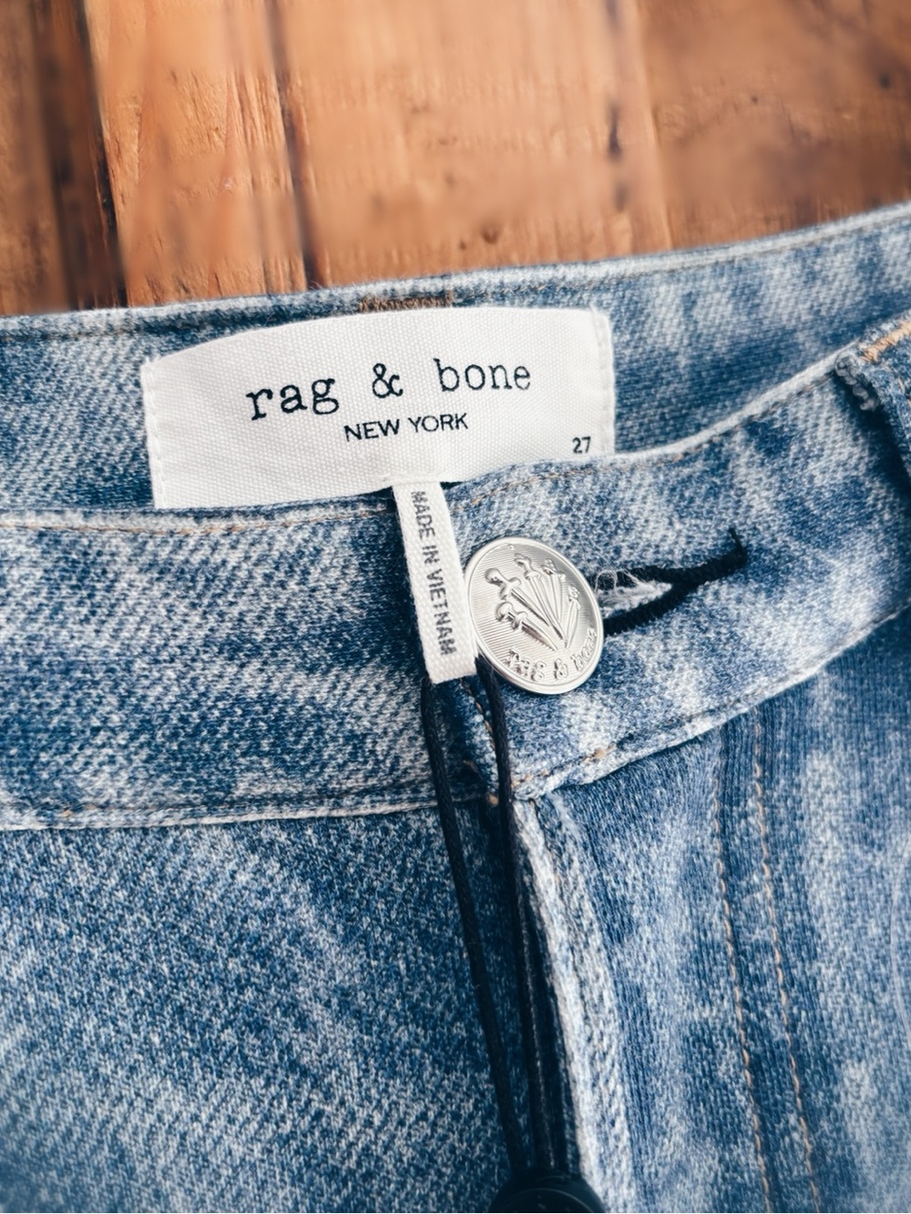 NWT Rag & Bone Miramar Terry Sofie Wide Pant (Size 27) Purposeful Raw Hem - Picture 12 of 16